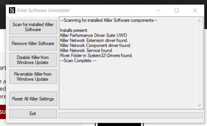Killer Network Service