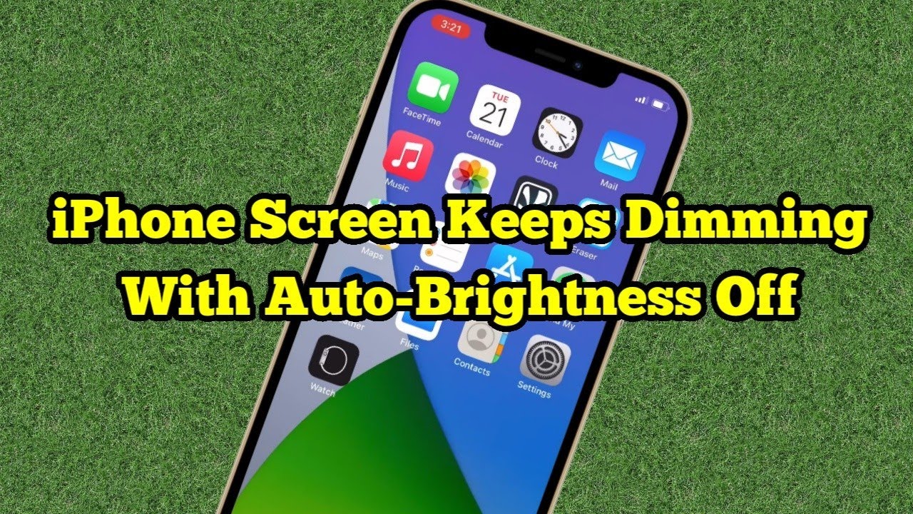 iPhone Screen Keep Dimming